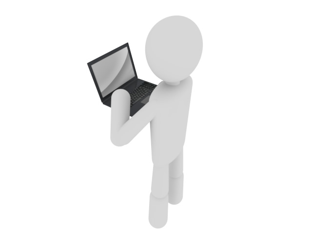 男性 / 立って仕事をする - ワーキングイメージ/写真/無料/イラスト/フォト/フリーダウンロード