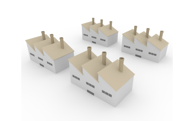 煙突 / 倉庫 - ワーキングイメージ/写真/無料/イラスト/フォト/フリーダウンロード