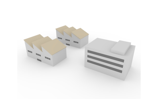 建物 / 町工場 - ワーキングイメージ/写真/無料/イラスト/フォト/フリーダウンロード