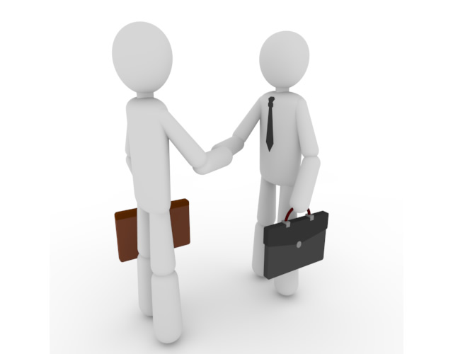 ビジネスマン / 仲直り - ワーキングイメージ/写真/無料/イラスト/フォト/フリーダウンロード