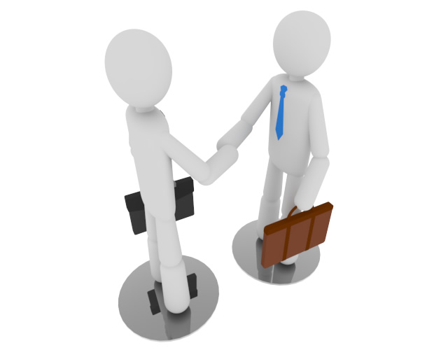 はじめまして / 取引 - ワーキングイメージ/写真/無料/イラスト/フォト/フリーダウンロード