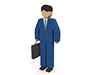 Salesman ｜ Work ｜ Suit figure --Business ｜ Person ｜ Free illustration material