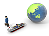 Import Business ｜ New Business ｜ Overseas Expansion --Business ｜ People ｜ Free Illustration Material