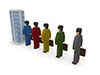 Job Hunting ｜ Job Hunting ――Job Change / Advancement Image ――Business ｜ People ｜ Free Illustration Material