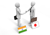 India and Japan / Businessmen shaking hands-Business | People | Free illustrations
