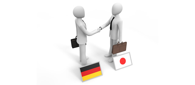 German / Handshake / Businessman / Company / Overseas --Illustration / Photo / Free Material / Clip Art / Photo / Commercial Use OK
