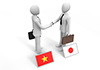 Vietnam and Japan / Businessmen shaking hands-Business | People | Free illustrations