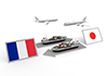 Trade between France and Japan --Business | People | Free Illustrations