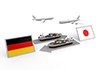 Trade between Germany and Japan-Business | People | Free Illustrations