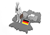 German Companies and Factories-Business | People | Free Illustrations