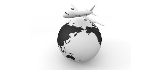 Aircraft / Black and White Earth / Global-Illustration / Photo / Free Material / Clip Art / Photo / Commercial Use OK