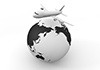 Around the World-Airplane-Business | People | Free Illustrations