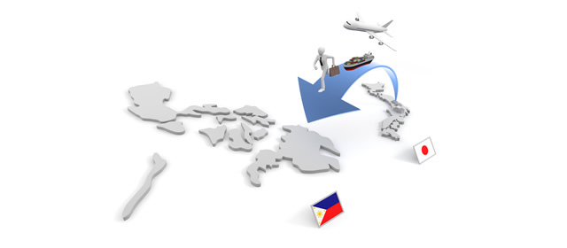 Philippines / Factory relocation / Overseas branch / Trade / Export --Illustration / Photo / Free material / Clip art / Photo / Commercial use OK