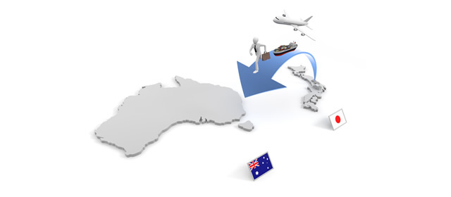 Australia / Factory relocation / Overseas branch / Trade / Export --Illustration / Photo / Free material / Clip art / Photo / Commercial use OK