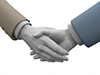 Handshake ｜ Business negotiation ｜ Transaction --Business ｜ Person ｜ Free illustration material
